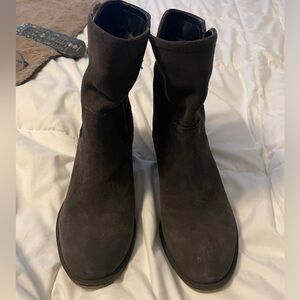 Franco Sarto suede ankle boots